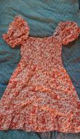 Sommerkleid mit Blümchen- Asos-Größe 36/S - 34/XS- orange, rot Niedersachsen - Edewecht Vorschau