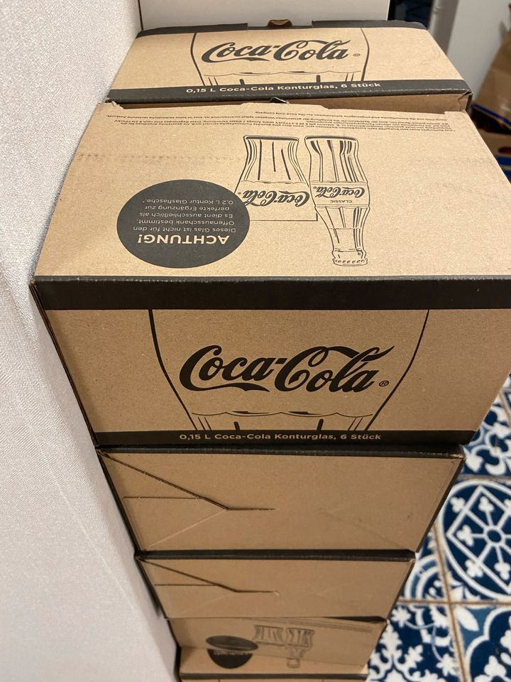 Coca Cola Gläser 0,2 L 16 Packungen noch auf Lager in Frankfurt am Main