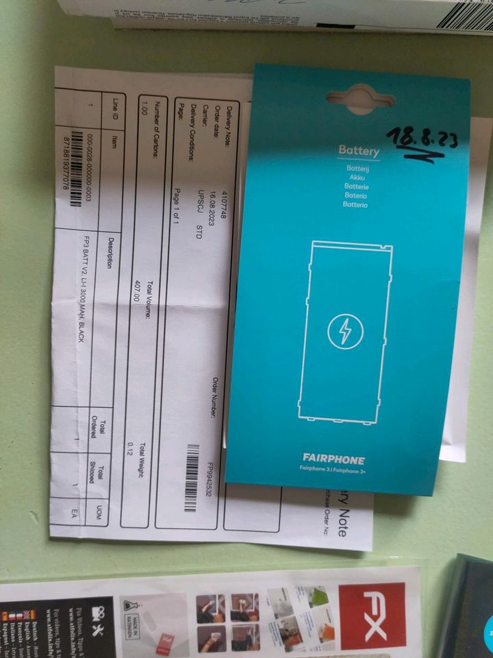 Defektes Fairphone 3 (FP3) in Nürnberg (Mittelfr)