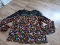 leichte Zara basic Bluse Spitze floral bunt m transparent Altona - Hamburg Altona-Altstadt Vorschau
