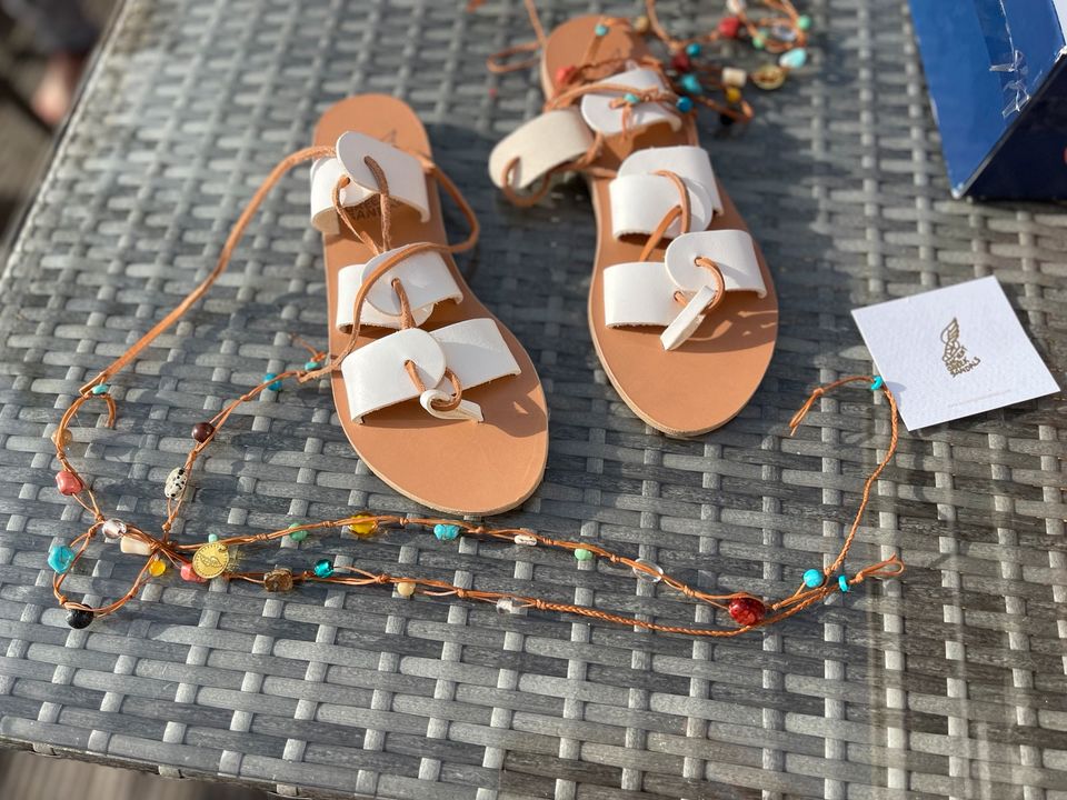 NEU Ancient Greek Sandals Boho NP 300€ 37 in Salzhausen