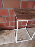 Beistelltisch Metallbeine Mangoholz 29x29x45 Nordrhein-Westfalen - Erftstadt Vorschau