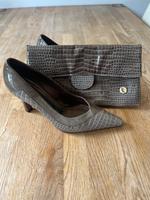 Peter Kaiser Pumps + passende Clutch Nordrhein-Westfalen - Viersen Vorschau