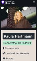BIETE 2 ! Tickets  Paula Hartmann - Berlin - 09.05. Berlin - Charlottenburg Vorschau