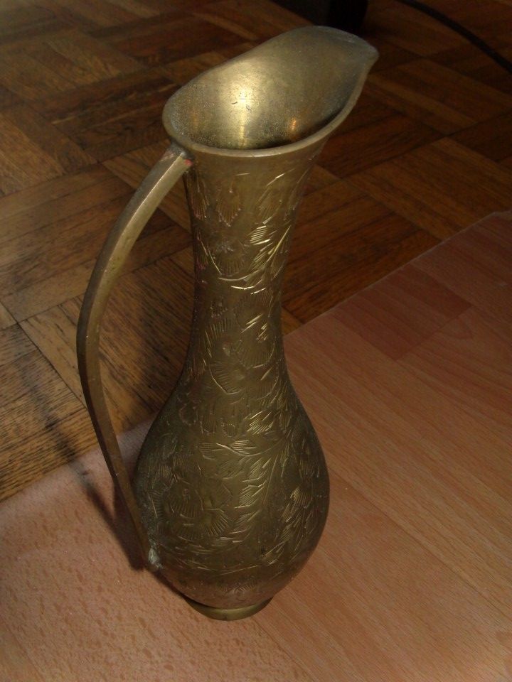 Sehr schöne antike Vase Messing ca. 25 cm in Berlin