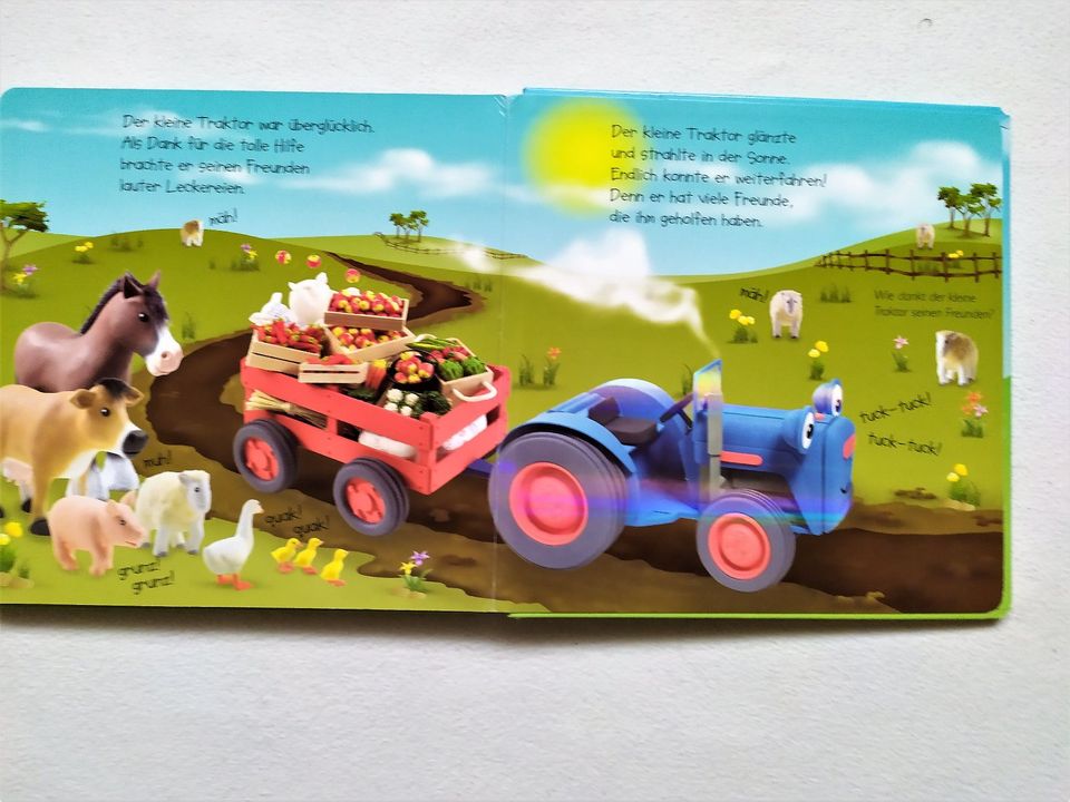 neuw.farbig Baby Buch,Kinderbuch,Bilderbuch"Der kleine Traktor un in Dresden