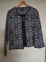 Schwarz-weiße Jacke Hessen - Niedenstein Vorschau