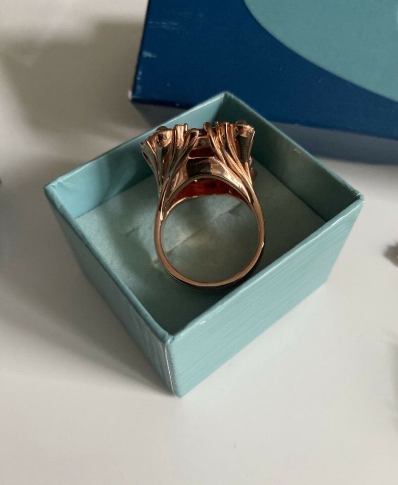 Pierre Lang Ring + Kette mit Anhänger Roségold - Kollektion 2013 in Schenefeld