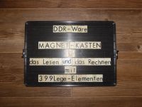 DDR-Ware ~ Magnettafel ~ 399 Lege-Teile ~ Lesekasten-Rechenkasten Sachsen - Neundorf  Vorschau