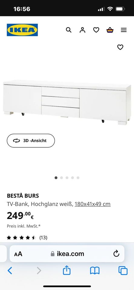 Ikea Sideboard | Besta Burs in Lüdenscheid