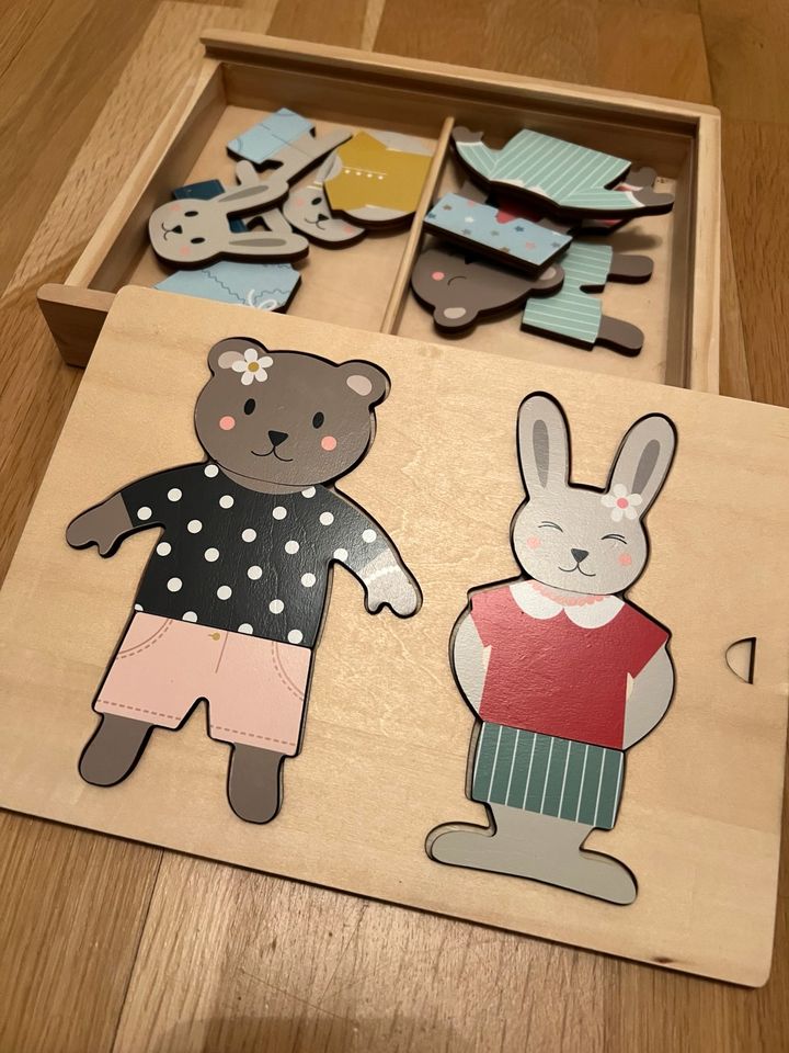 Anziehspiel Puzzle aus Holz in Leipzig