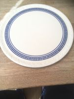 Tortenplatte Keramik Vintage Skandi blau weiß Niedersachsen - Nahrendorf Vorschau