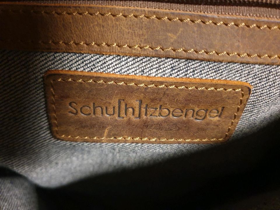 Tasche * Schuhtzbengel * braun -beige * selten benutzt in Rietberg