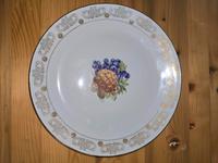 DDR Porzellan Teller 30cm groß KAHLA Goldrand Sachsen-Anhalt - Stendal Vorschau