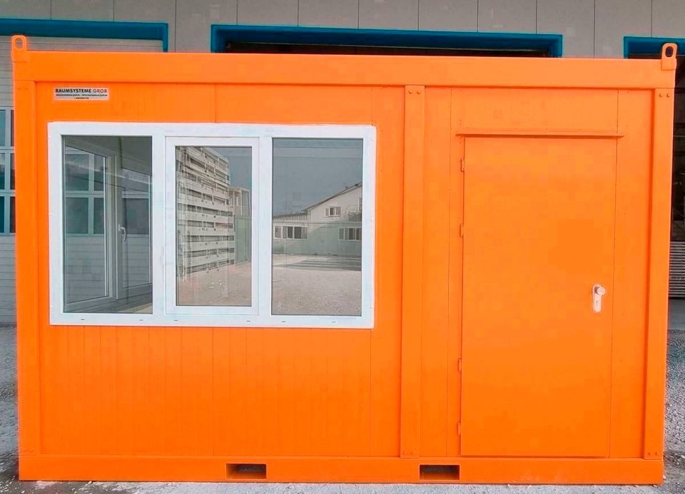 4 x 2,4 m Containerlösung für Tiny House & Containerraum - Wohnraumlösung Eigentum Zimmer Gartenhütte Wohncontainer Sozialcontainer Unterkunftscontainer Studentenzimmer Bürocontainer Baucontainer neu in Brunnen