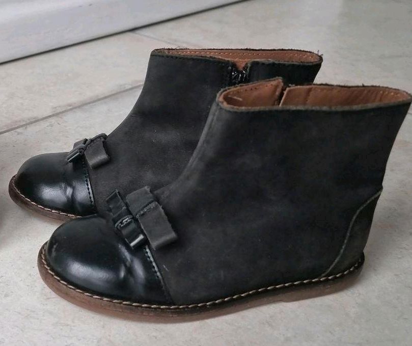 Lederhalbschuhe Mädchen Schleife Zara Gr. 23 in Syke