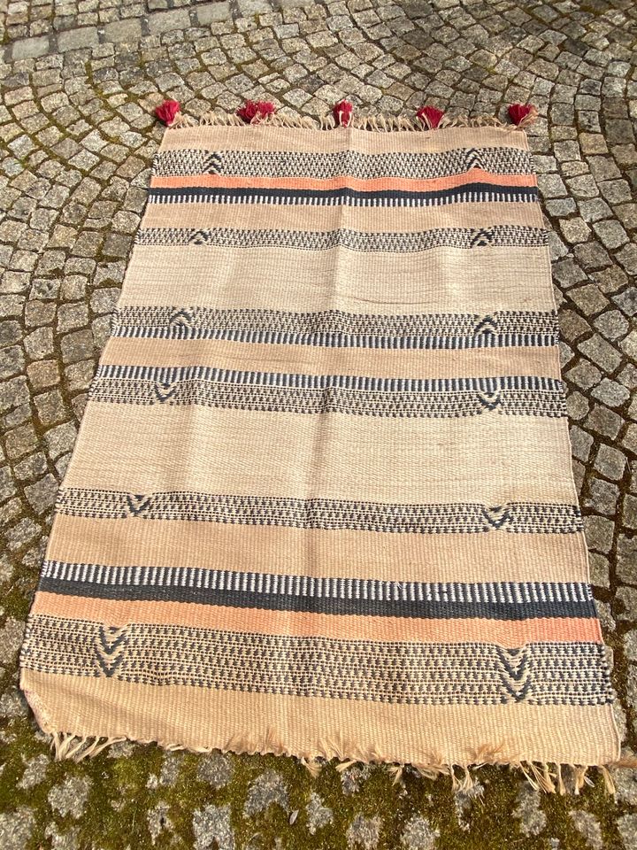 Teppich Kelim Boho ethno Jute Hippie in Arzberg