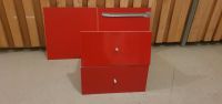 3× Kallax / Expedit Doppelschub Rot Ikea Bayern - Bad Abbach Vorschau