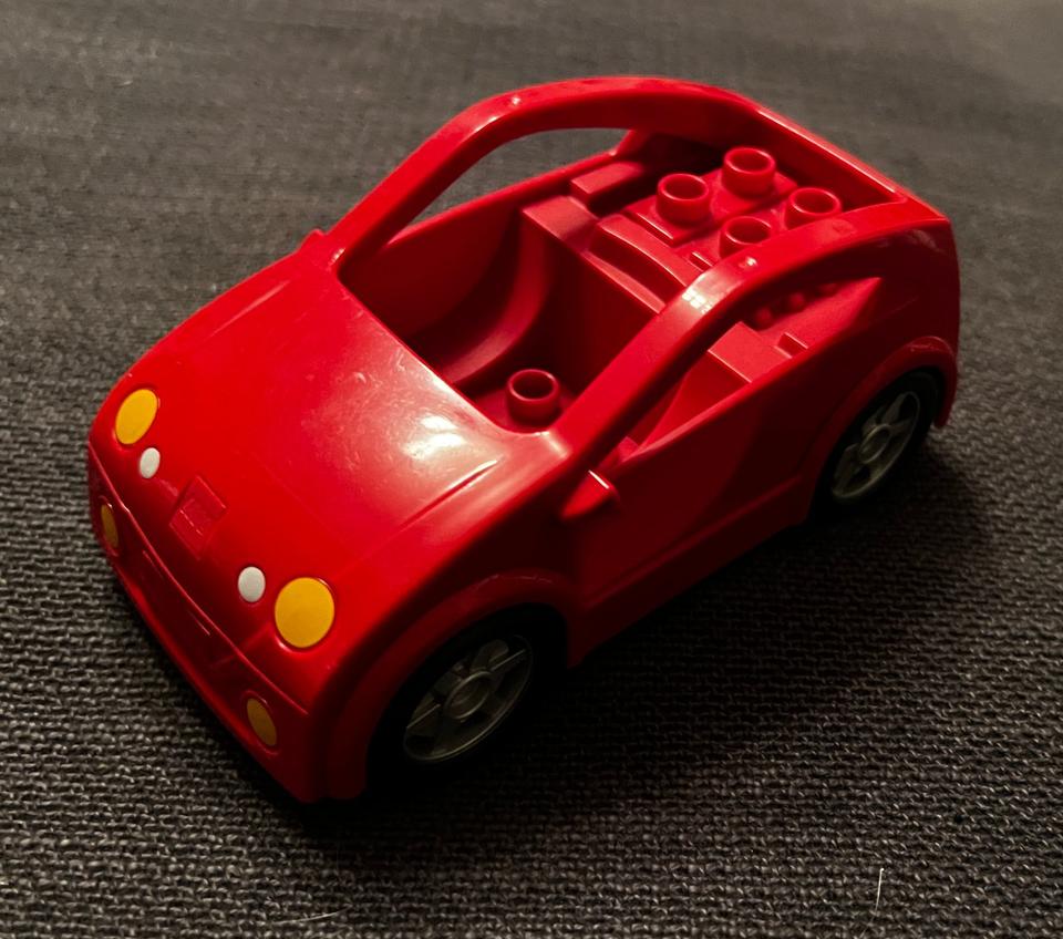 Lego Duplo Fahrzeug Auto rot Coupe Cabrio Wagen - TOP Zustand in Nürtingen