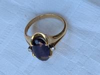 60er J. Goldring Ring Cocktailring Diamantring Amethyst Gold 585 München - Schwabing-West Vorschau