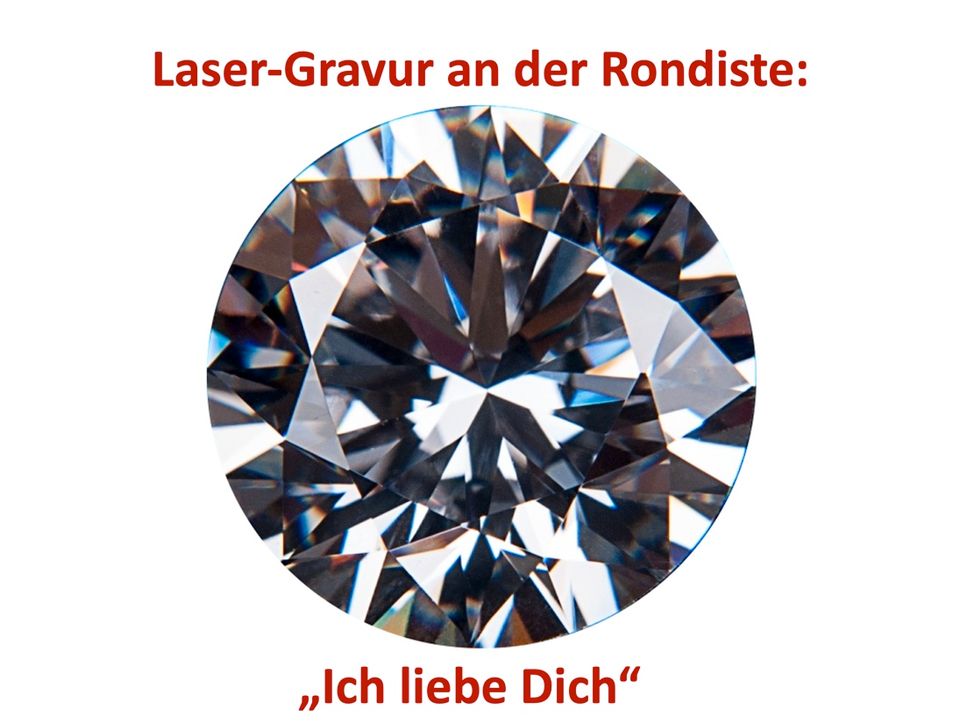 Moissanit Brillantschliff 6.5mm 1Ct weiß D, FL, Lasergravur, 59€* in  Nordrhein-Westfalen - Bad Sassendorf | eBay Kleinanzeigen ist jetzt  Kleinanzeigen