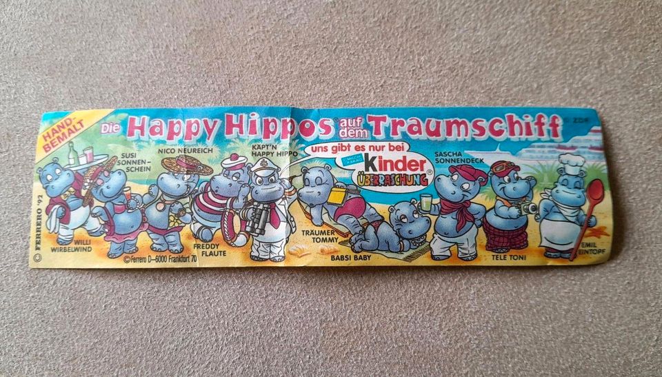 Ü-Ei-BPZ "Die Happy Hippos auf dem Traumschiff" (1992) in Warendorf
