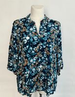 Bluse Shirtbluse Tunika 48/50 blau/ pertol/ braun Viskose Laura T Thüringen - Weimar Vorschau