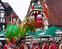 Chinesischer Drache Drachentanz Dekoartikel Hessen - Michelstadt Vorschau