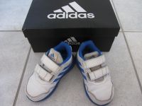 adidas Turnschuhe / Sneaker Schuhe in weiß blau - Gr. 23 Rheinland-Pfalz - Wöllstein Vorschau