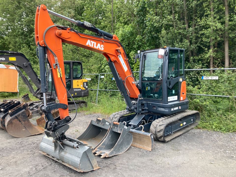 neuwertiger Atlas-Minibagger AC 60UF inkl. SWE MS03 + Löffelpaket in Arnsberg