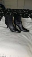 Damen Stiefeletten schwarz Leder High Heel Nordrhein-Westfalen - Hagen Vorschau