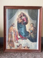 Kunstdruck „Sixtinische Madonna“ im Holzrahmen Brandenburg - Senftenberg Vorschau