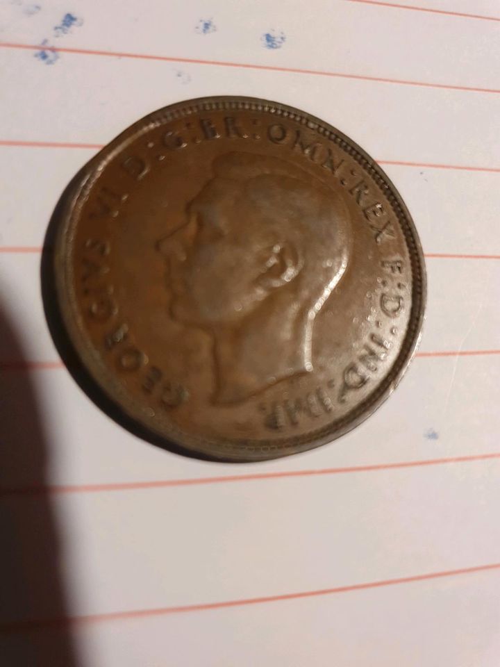 1Penny Grande Britannien GB Münze in Stuttgart