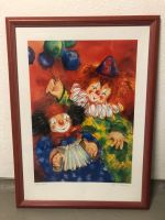 Kinder Clown Bild Gemälde Lebenslust Passepartout Nordrhein-Westfalen - Gescher Vorschau