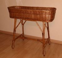 Vintage Retro Rattan Blumenbank, DDR Pflanzenständer Sachsen - Zwoenitz Vorschau