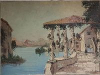 Gemälde Gardasee Italien antik Ölbild Brandenburg - Kyritz Vorschau