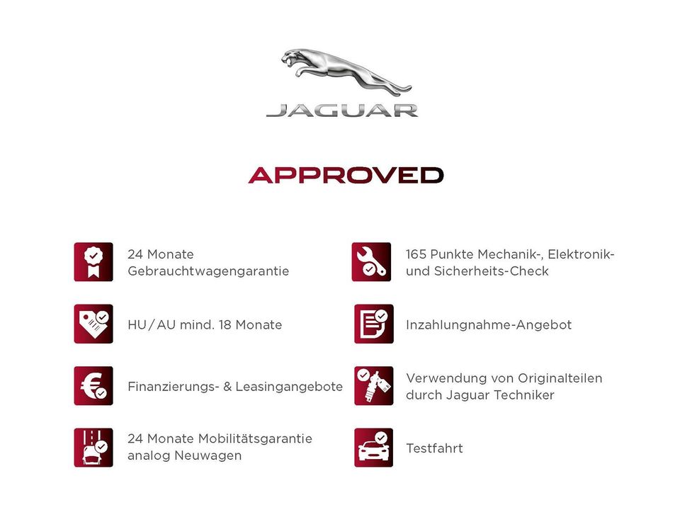 Jaguar XF 25t R-Sport Blackp TFT Meridian LED Totwinkel in Bruchköbel