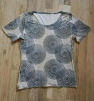 T-Shirt / Shirt beige / blau mit Kreisen Gr. S Niedersachsen - Uslar Vorschau