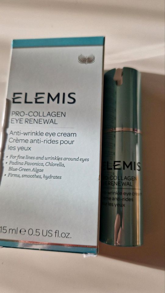 Elemis Pro Collagen Eye Renewal Creme Algen Reinigung Kosmetik in Wölfershausen