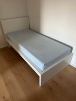 Weißes Ikea Bett 90*200 mit EMMA Matratze und Latenrost Kr. Altötting - Töging am Inn Vorschau