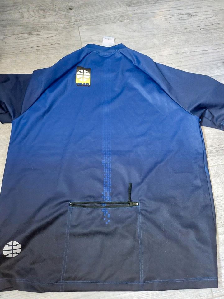 Gonso Fahrrad-T-Shirt blau neu XL in Lugau