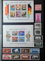 Briefmarken DDR in 2 x Alben. Postfrisch/ Falz/ Gestempelt. Hessen - Wiesbaden Vorschau