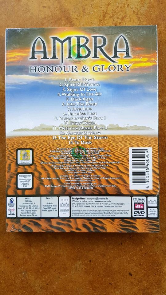 AMBRA Honor & Glory (DVD) originalverpackt in Hamburg