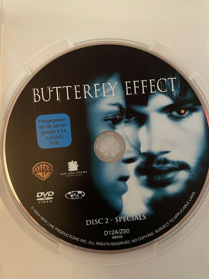 Butterfly Effect - 2 DVD Zeitreise Mystery Thriller - A. Kutcher in Bremen