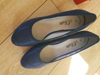 s.oliver Pumps 36 37 jeansblau metallic Bayern - Maitenbeth Vorschau