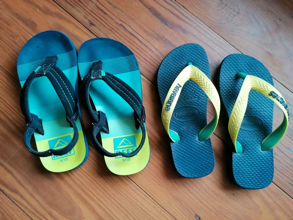 Flipflops, 27/28, blau, Reef, Havaianas, Badeschuhe, Badelatschen in Karlsruhe