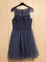 Cocktailkleid, Konfirmationskleid Größe 38 M in schönem rauchblau Bayern - Feucht Vorschau