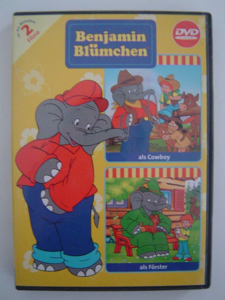 Benjamin Blümchen DVD, 2x Filme, ca. 60 Min., Deutsch in Heidelberg