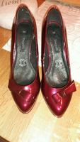 Bugatti Pumps,neu,38,rot, sexy rockabilly Schleife Katze Plateau Niedersachsen - Meppen Vorschau