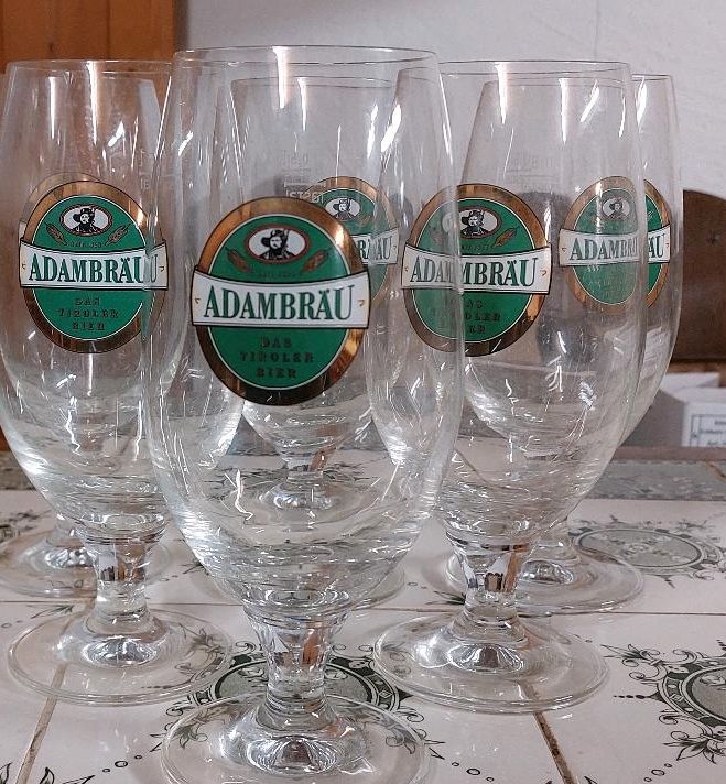 Bierglas Adambräu 6 Stück in Gütersloh